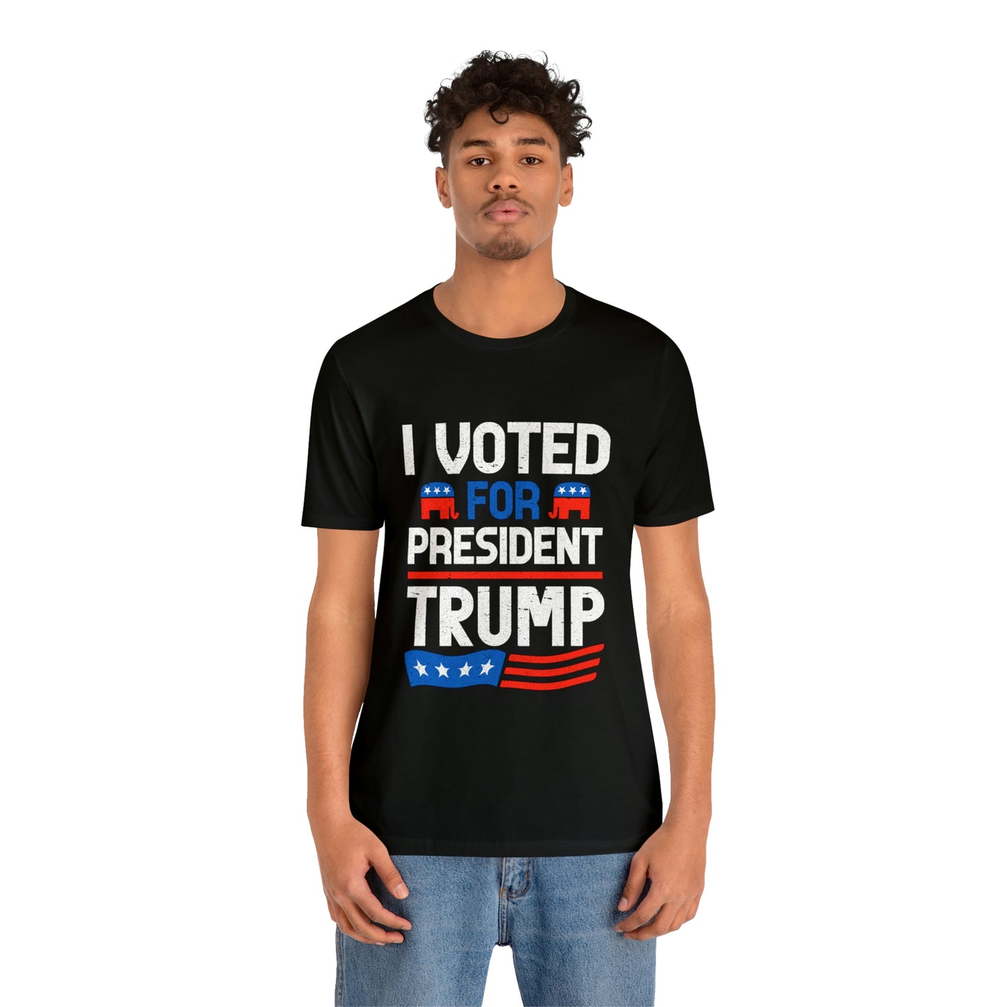 I voted for Trump Unisex Jersey Short Sleeve Tee