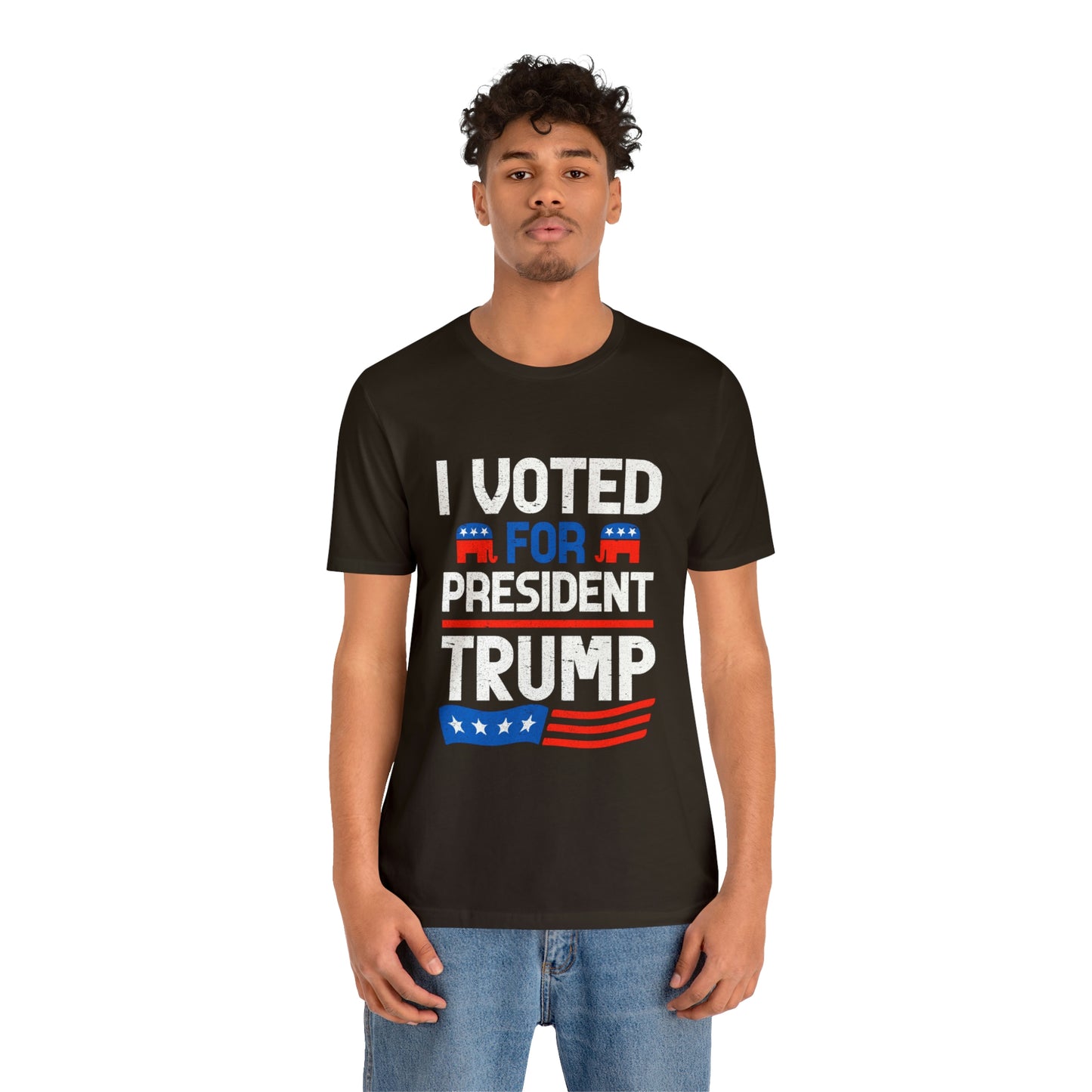 I voted for Trump Unisex Jersey Short Sleeve Tee