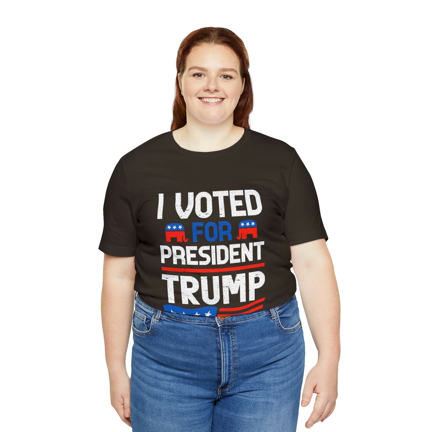 I voted for Trump Unisex Jersey Short Sleeve Tee