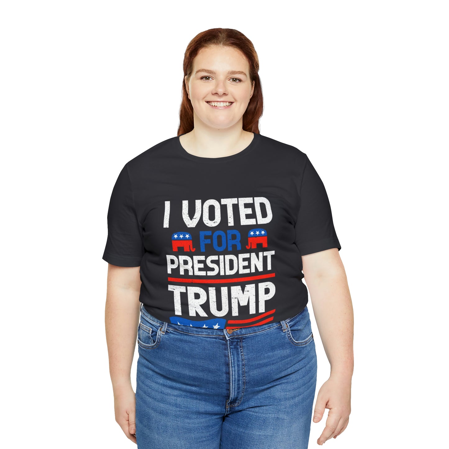 I voted for Trump Unisex Jersey Short Sleeve Tee