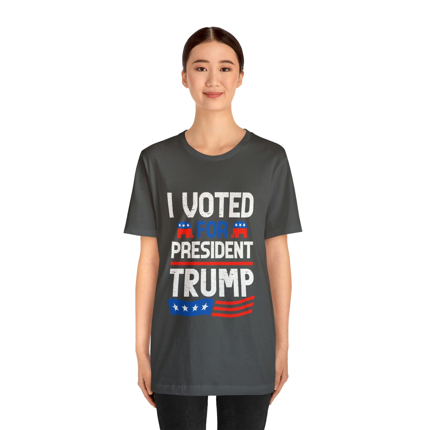 I voted for Trump Unisex Jersey Short Sleeve Tee