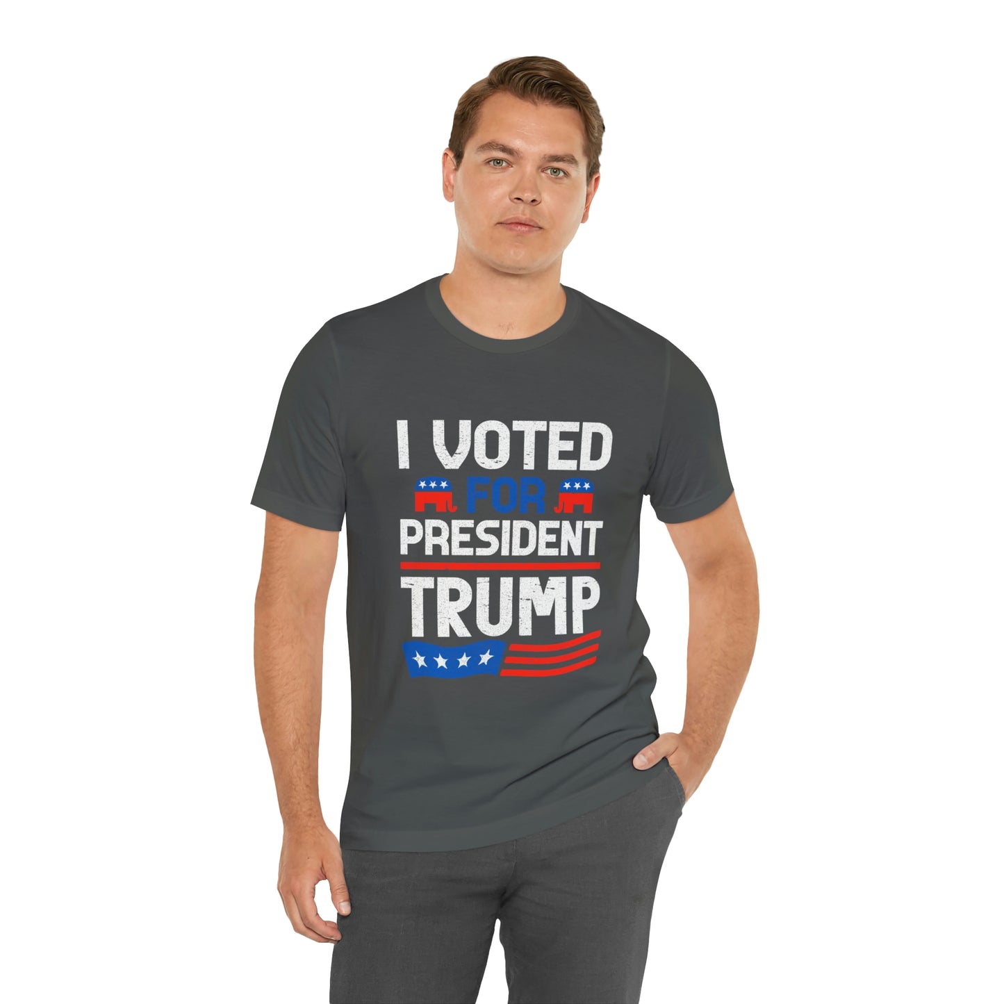 I voted for Trump Unisex Jersey Short Sleeve Tee