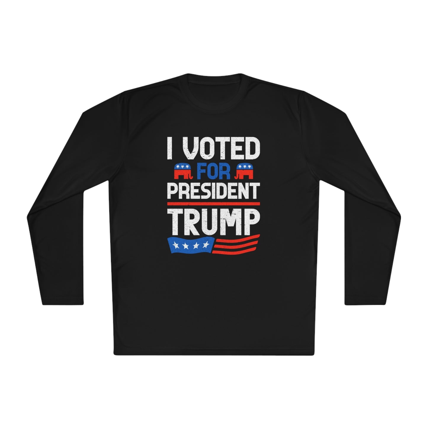 I voted for Trump Unisex Lightweight Long Sleeve Tee