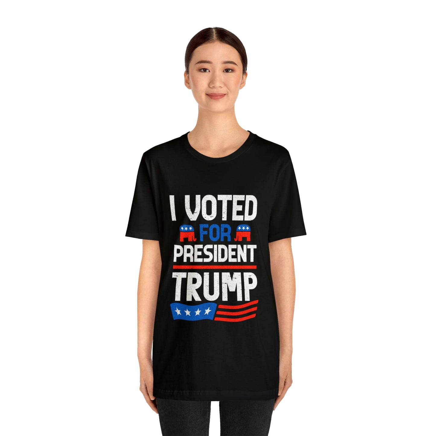 I voted for Trump Unisex Jersey Short Sleeve Tee