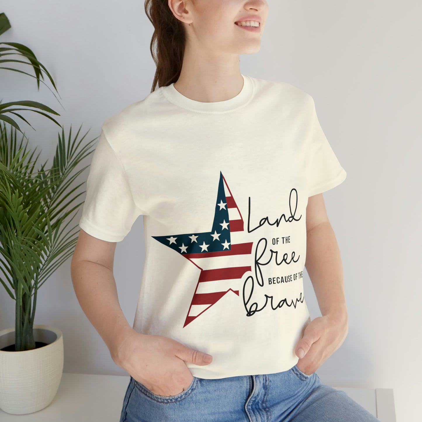 Land of the free Unisex Jersey Short Sleeve Tee