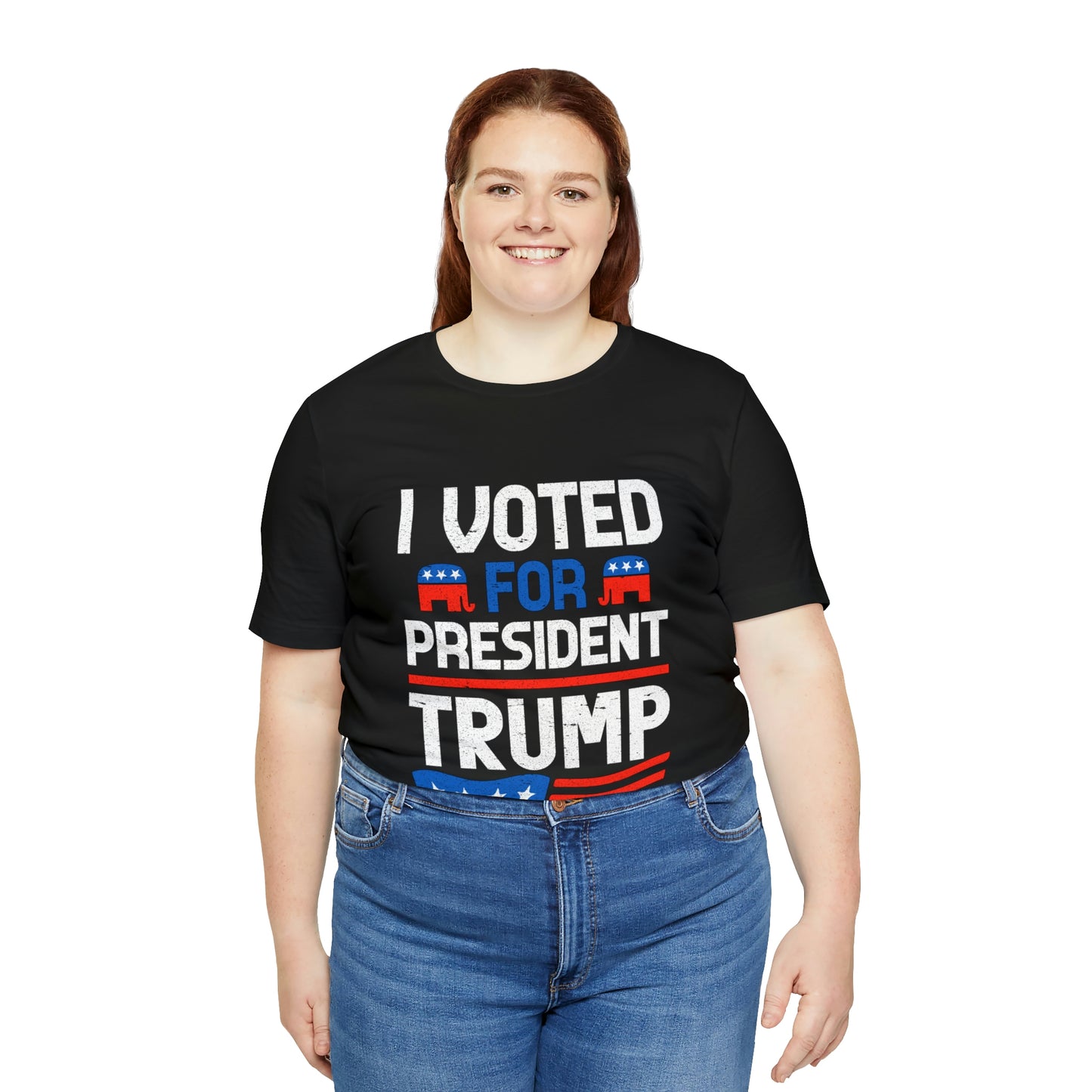 I voted for Trump Unisex Jersey Short Sleeve Tee