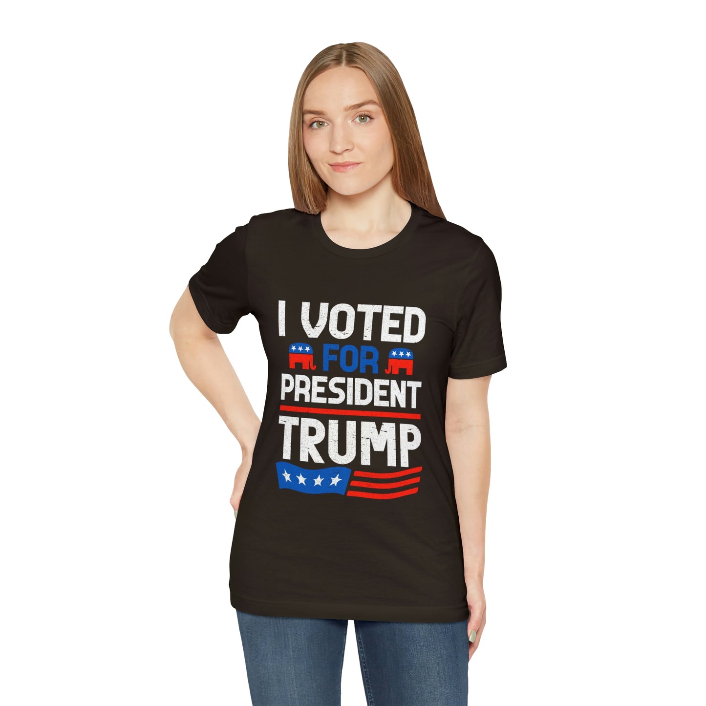 I voted for Trump Unisex Jersey Short Sleeve Tee