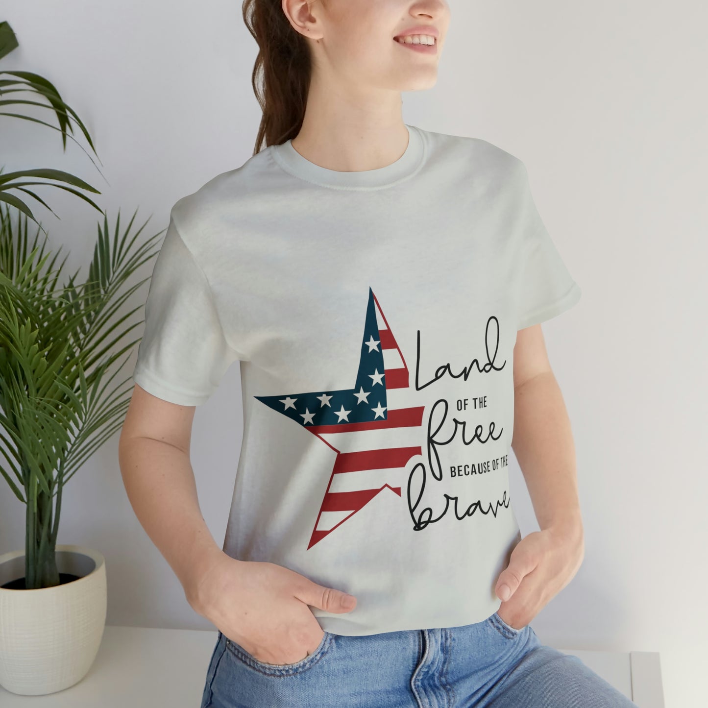 Land of the free Unisex Jersey Short Sleeve Tee