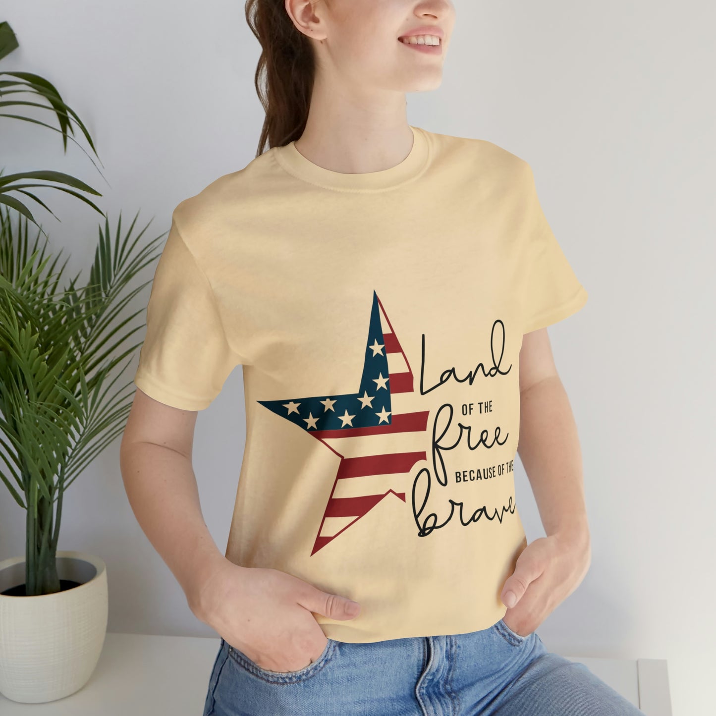 Land of the free Unisex Jersey Short Sleeve Tee