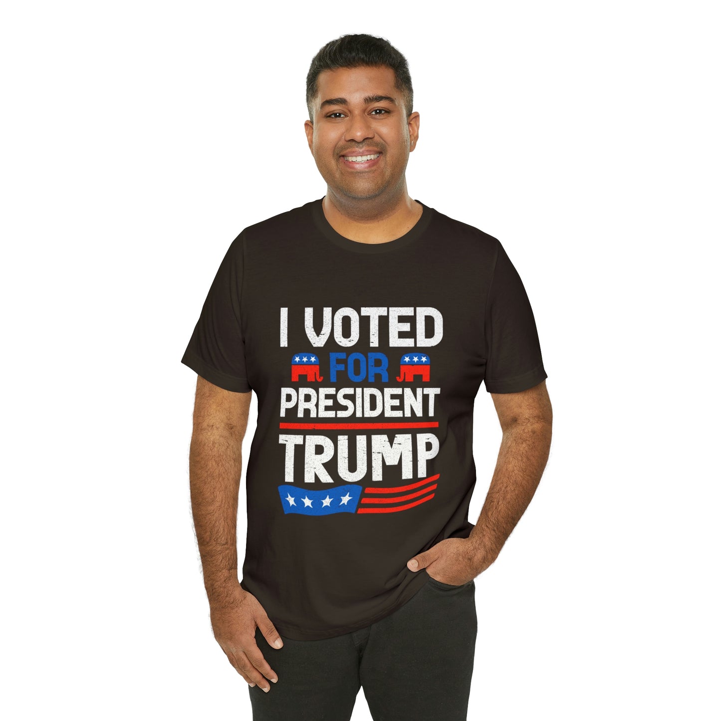 I voted for Trump Unisex Jersey Short Sleeve Tee