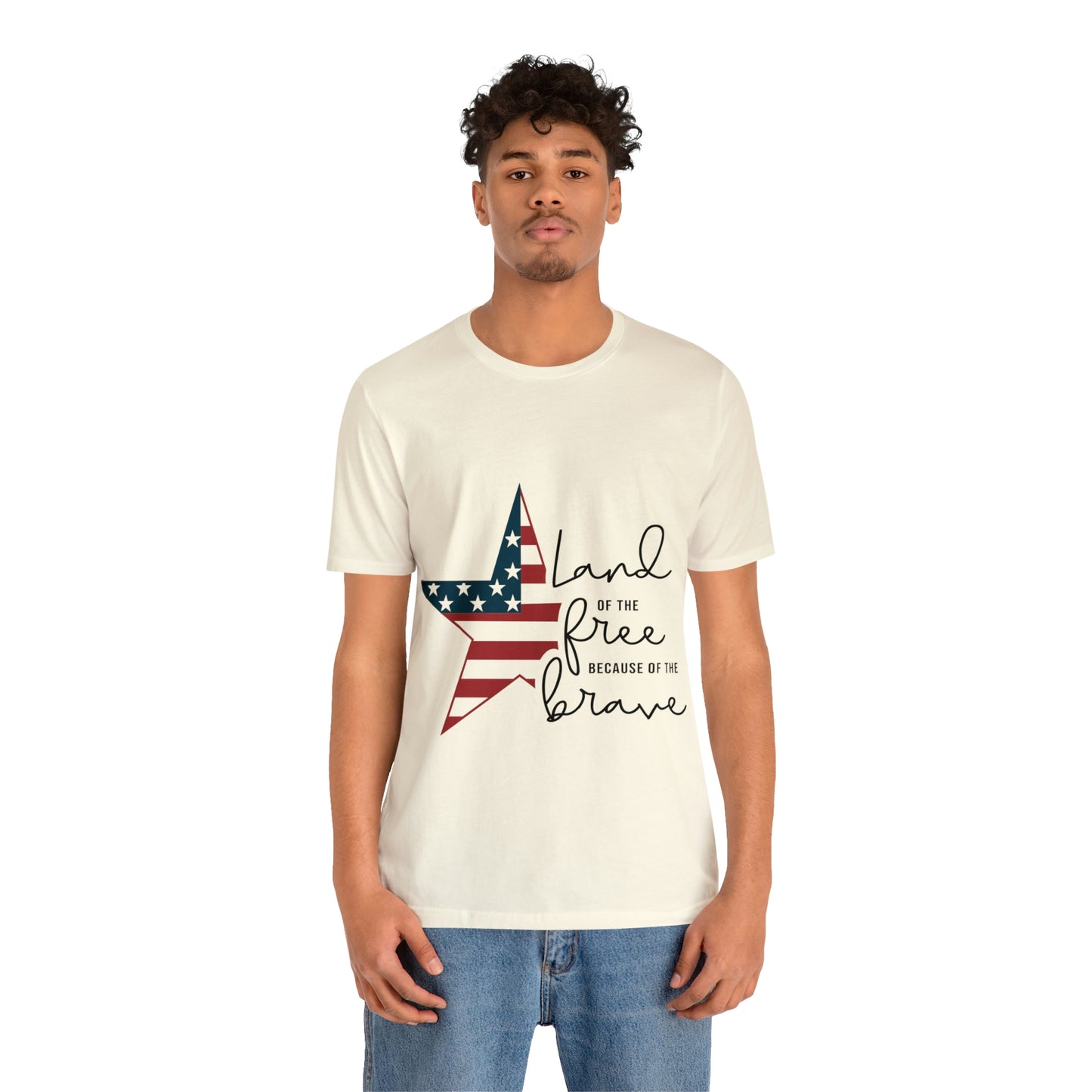 Land of the free Unisex Jersey Short Sleeve Tee