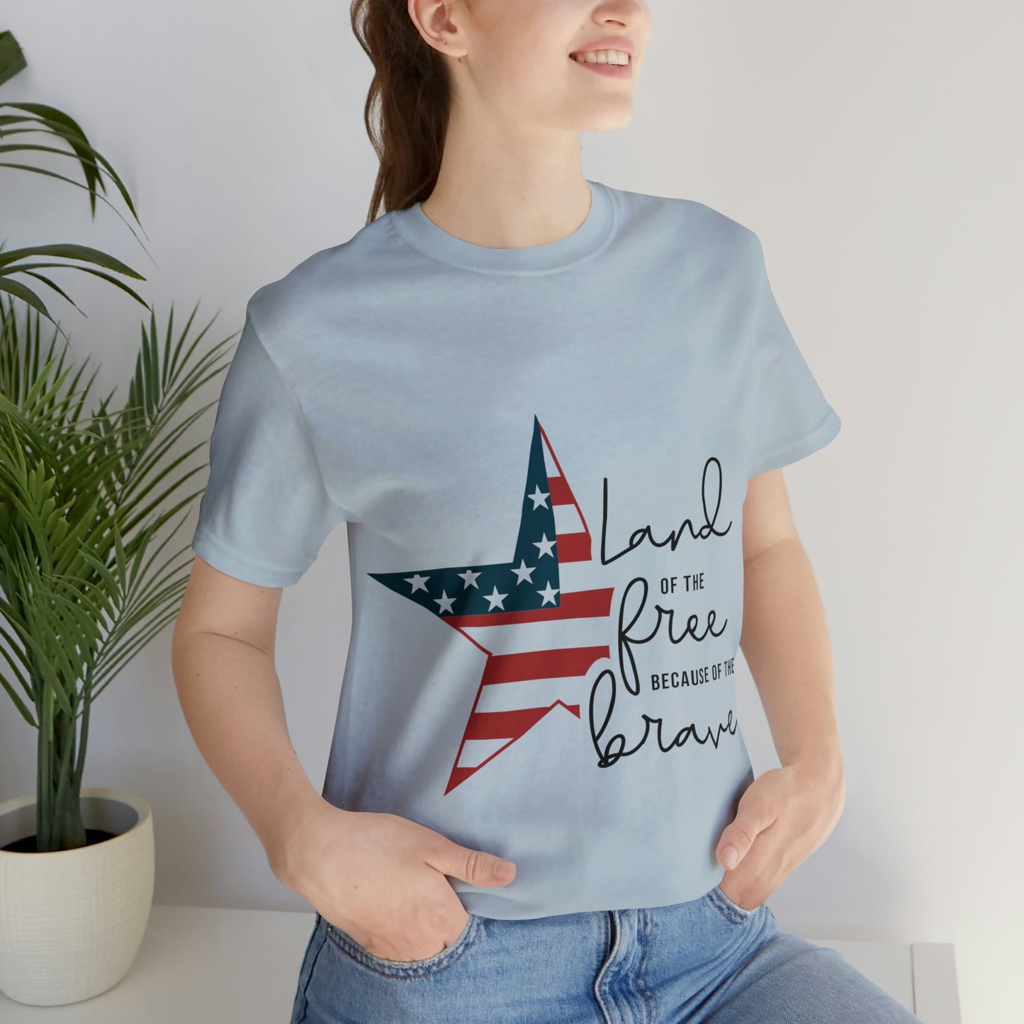 Land of the free Unisex Jersey Short Sleeve Tee