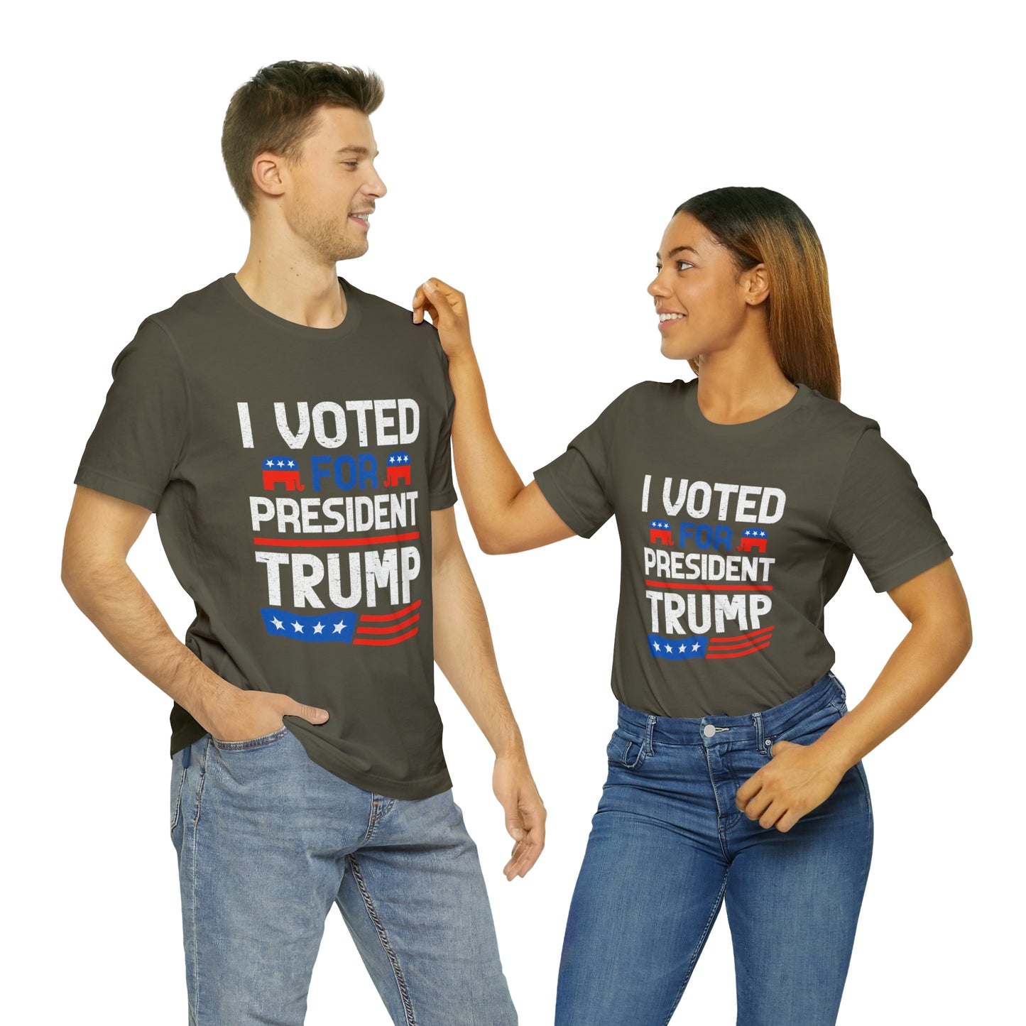 I voted for Trump Unisex Jersey Short Sleeve Tee