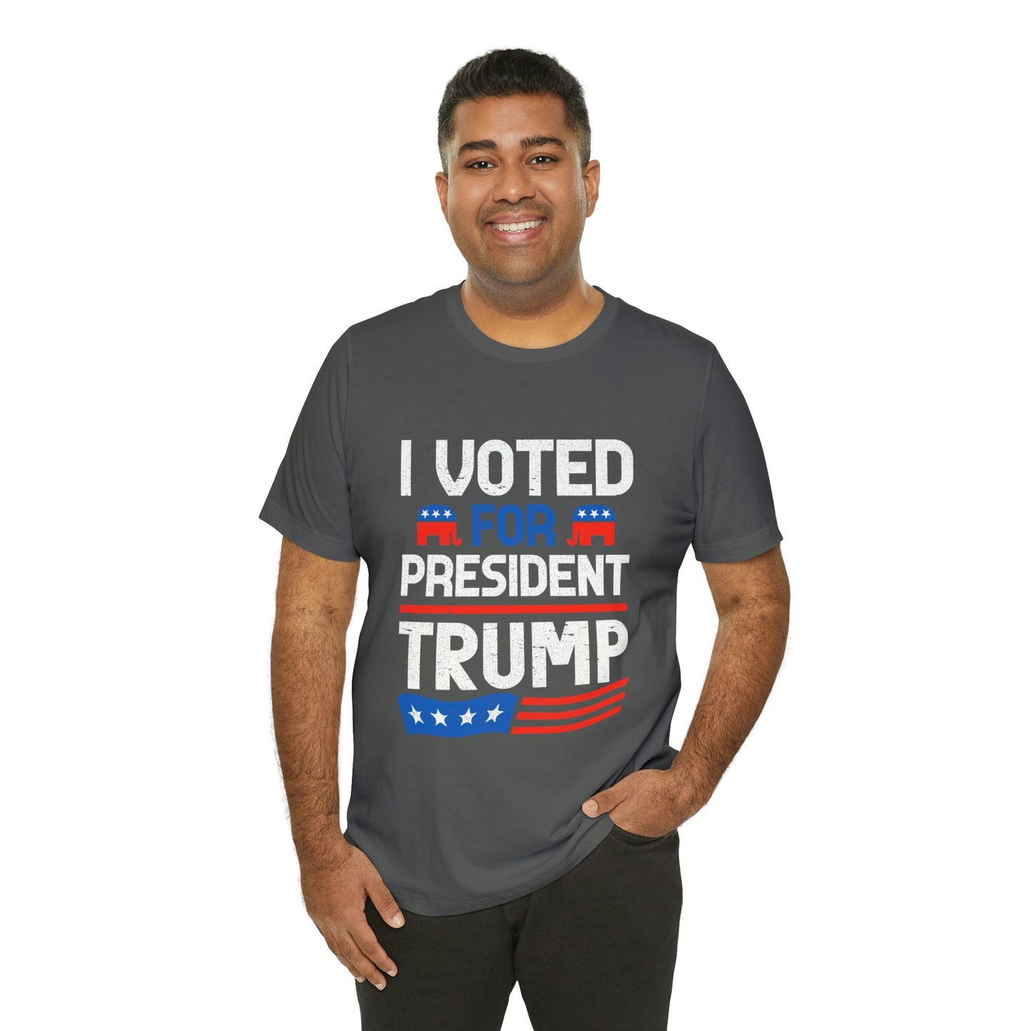 I voted for Trump Unisex Jersey Short Sleeve Tee