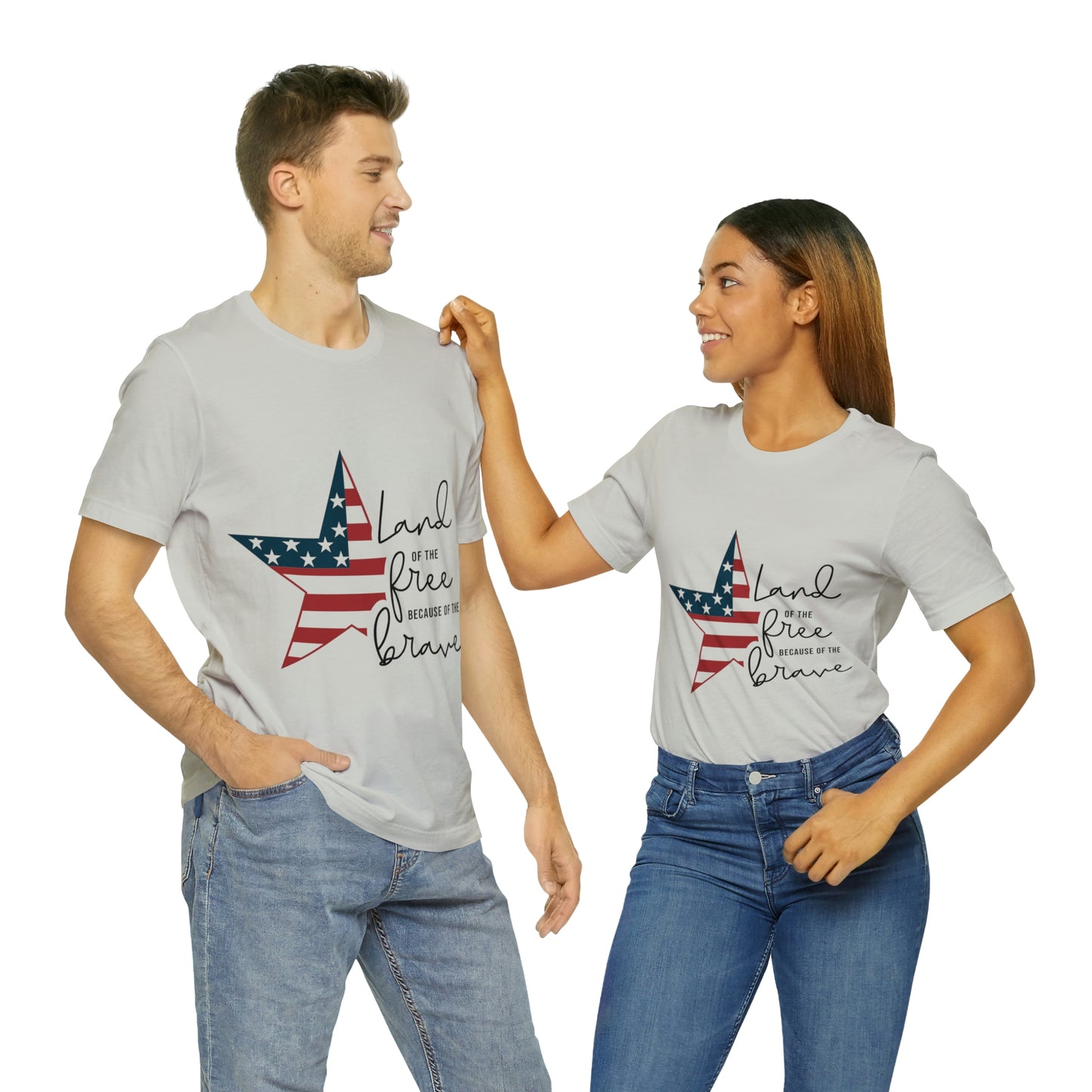 Land of the free Unisex Jersey Short Sleeve Tee