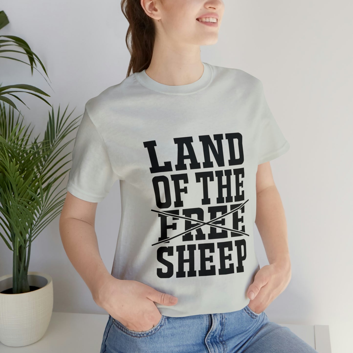 Land of the free (sheep!) funny political tshirt