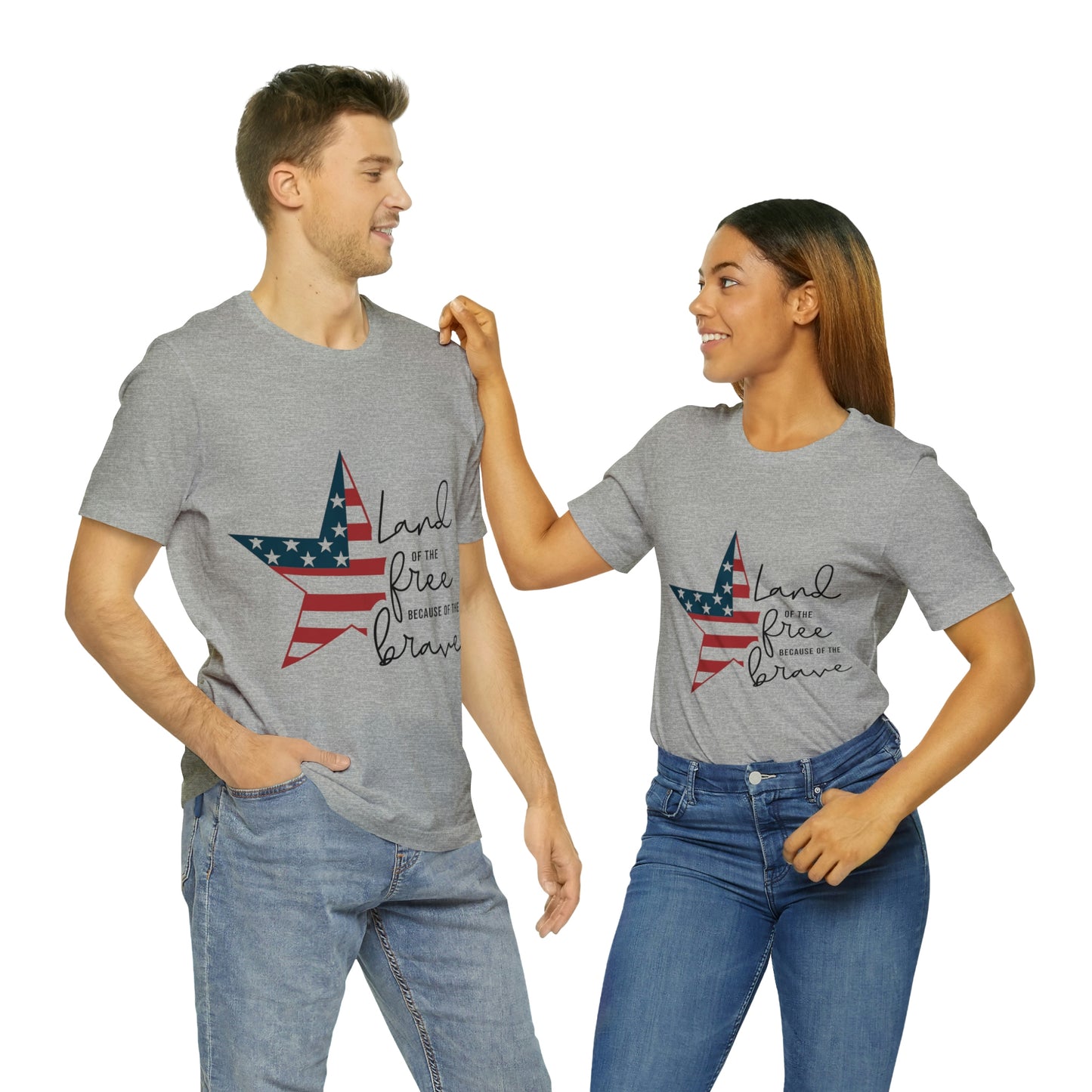 Land of the free Unisex Jersey Short Sleeve Tee