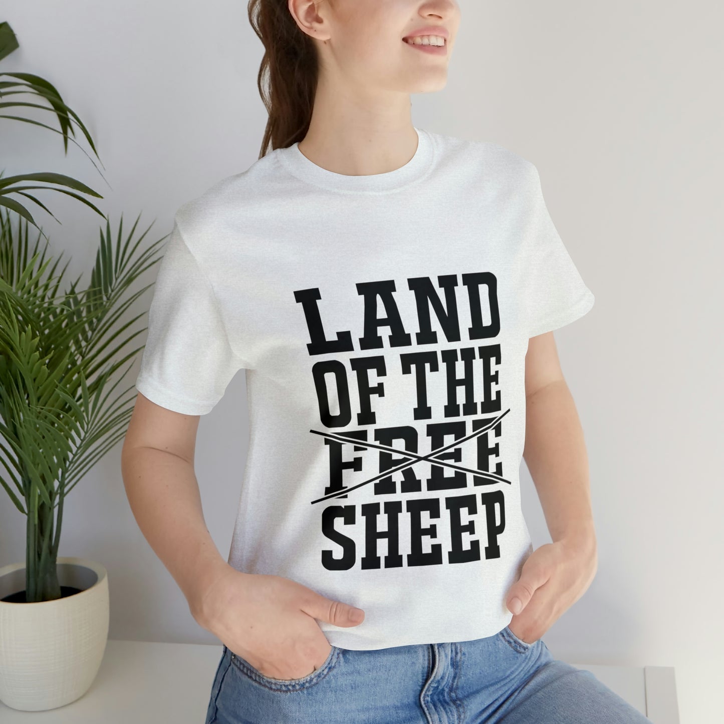 Land of the free (sheep!) funny political tshirt