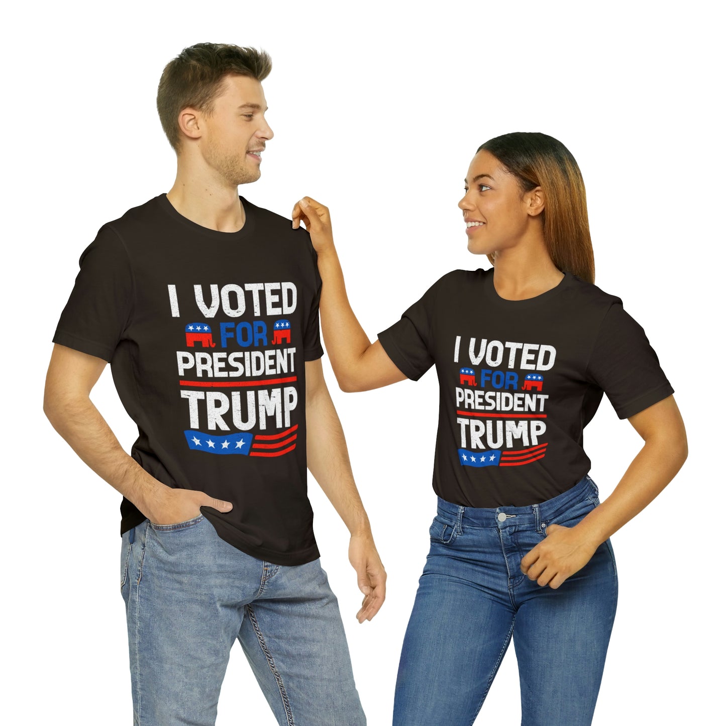 I voted for Trump Unisex Jersey Short Sleeve Tee