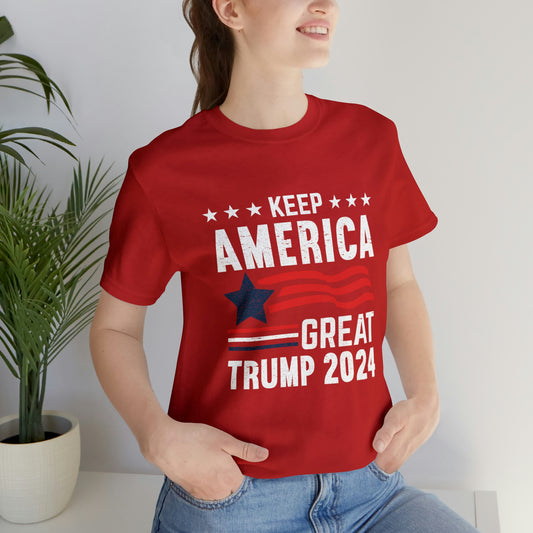 Keep America Great Short Sleeve Tee for men or women