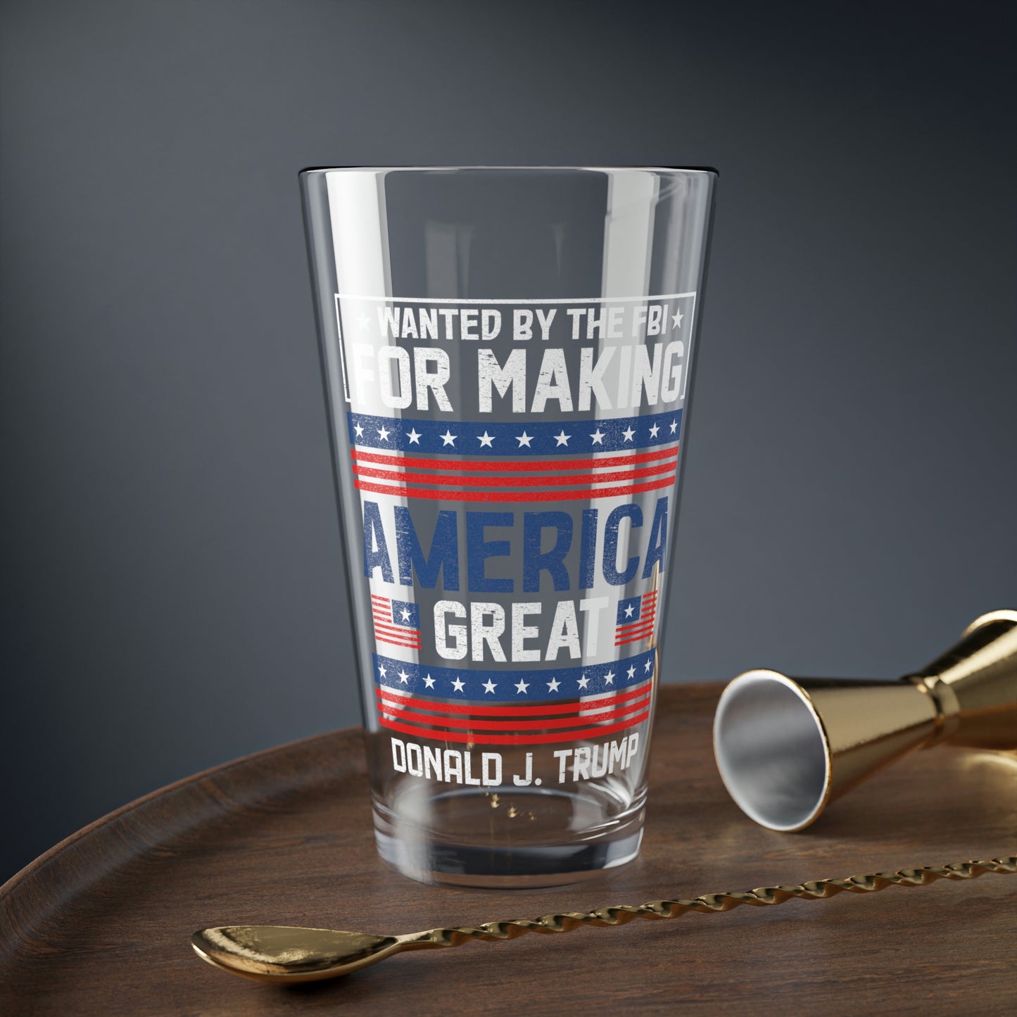 Trump 16 oz mixing glass