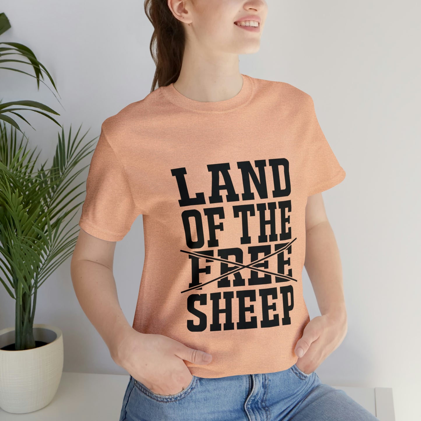 Land of the free (sheep!) funny political tshirt