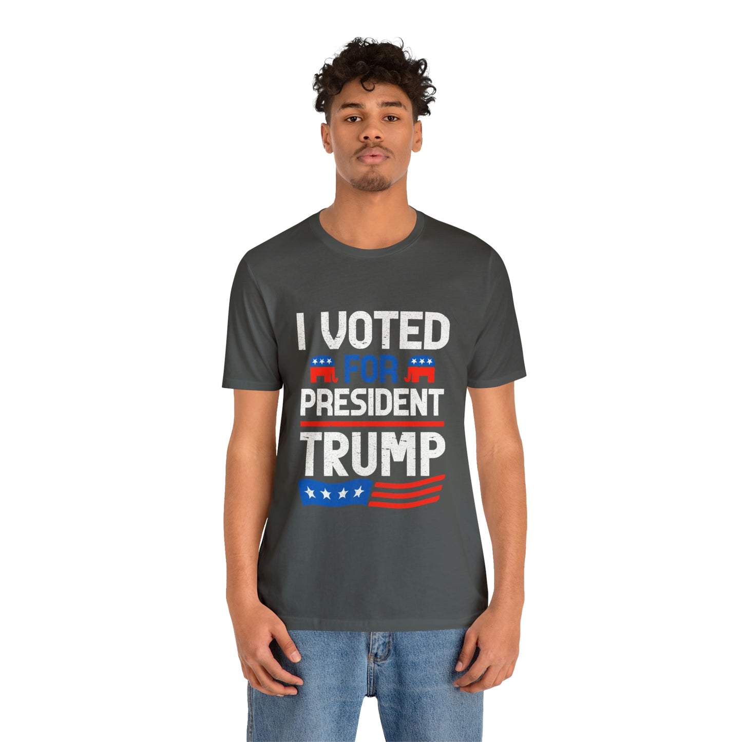 I voted for Trump Unisex Jersey Short Sleeve Tee