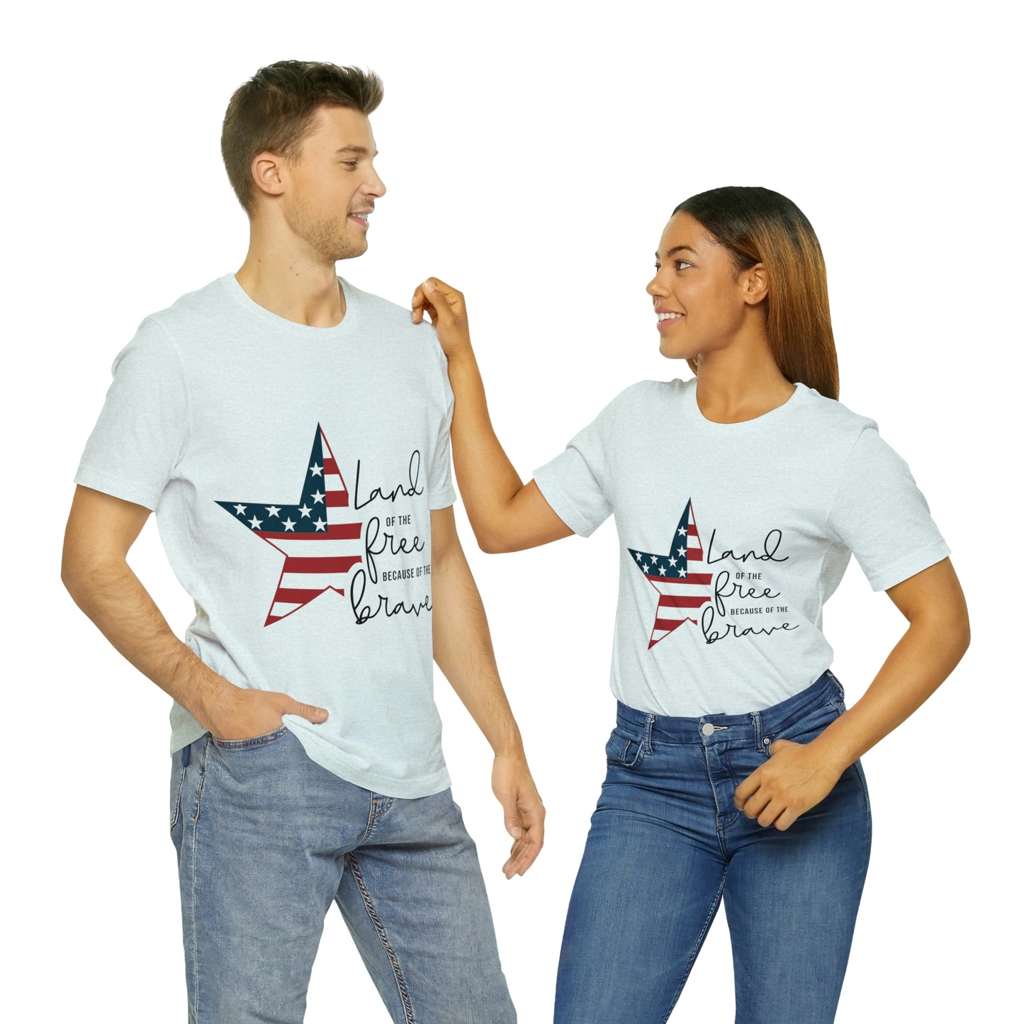 Land of the free Unisex Jersey Short Sleeve Tee